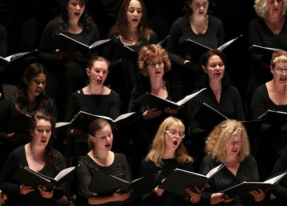 VOICE: Members of the MSO Chorus will be in full voice at Loreto College's Mary's Mount Centre for the traditional Christmas work Handel's Messiah on Saturday.