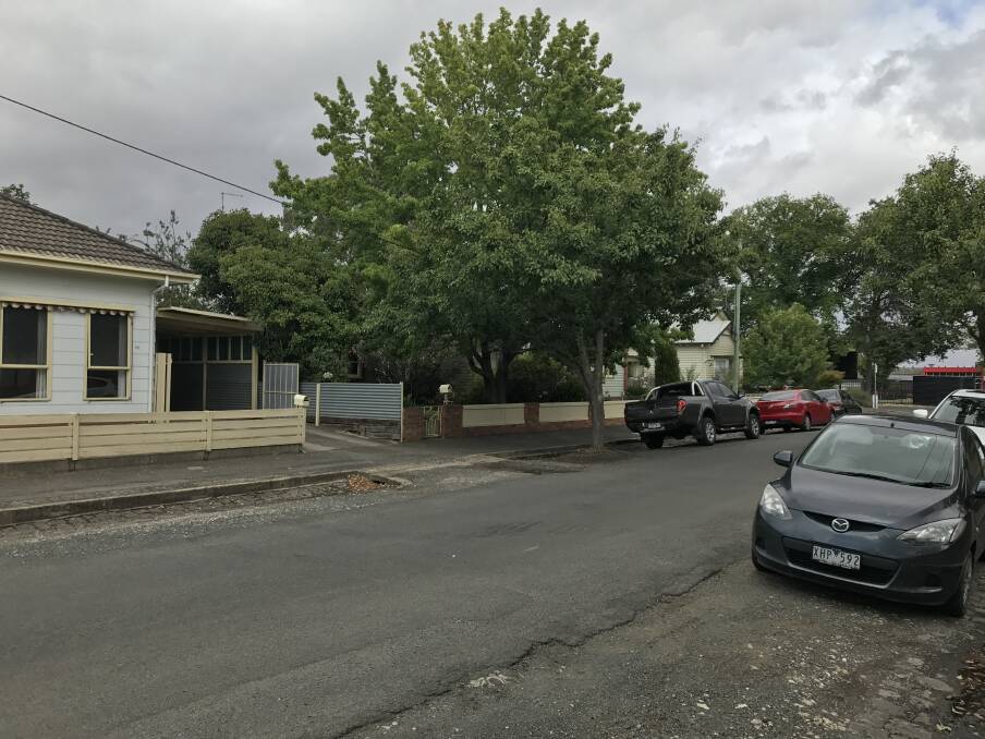 CLOSED: Four houses in Ajax St will moved or demolished and the street will become a no-through road with sporting facilities at the end of it under Ballarat Clarendon College redevelopment plans. Picture: Michelle Smith