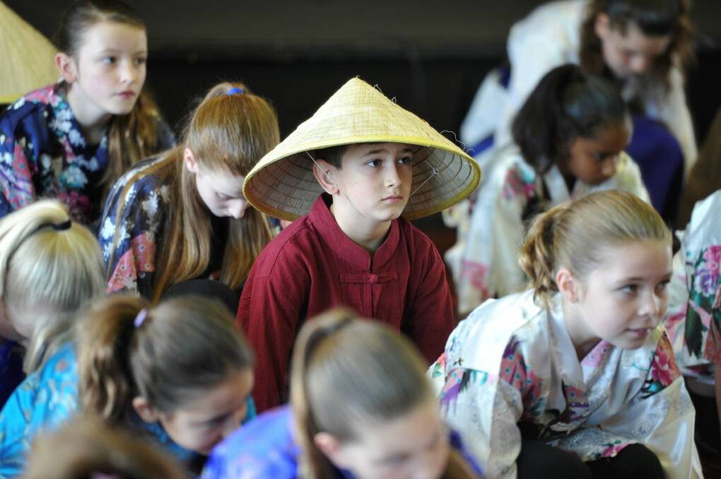 GROUP: Christopher Vann in the cast of Mulan at the BCMA mid-year showcase held at Buninyong Golf Club.