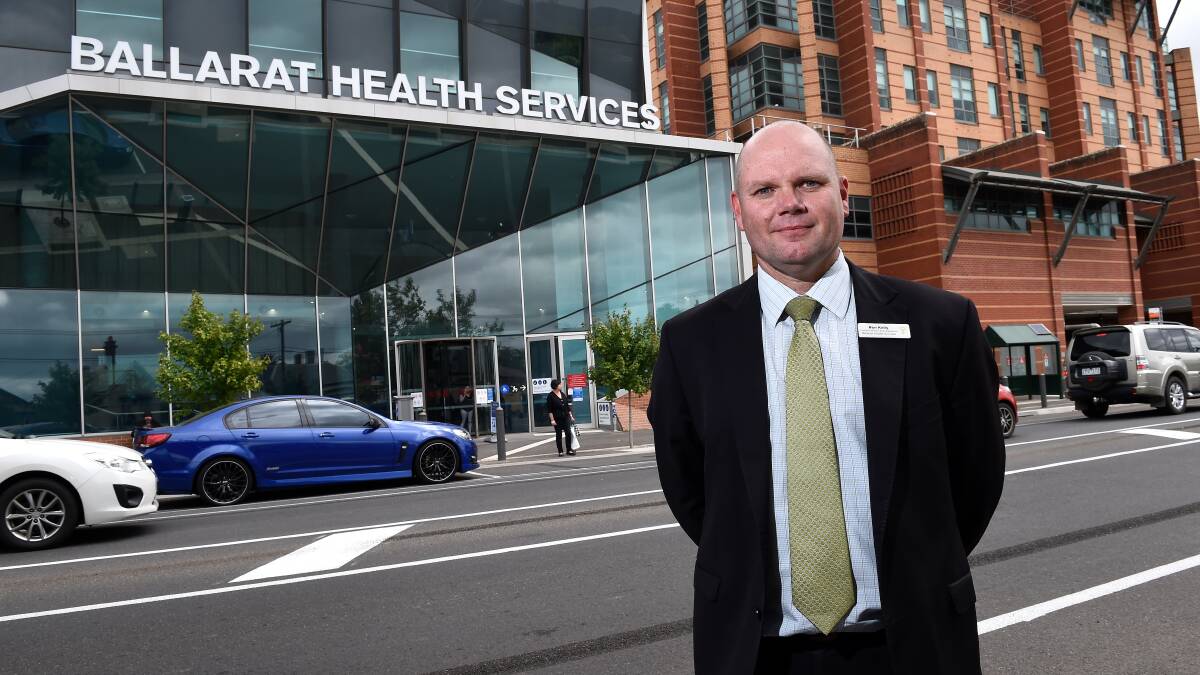 Ballarat Health Services executive director acute operations Ben Kelly.