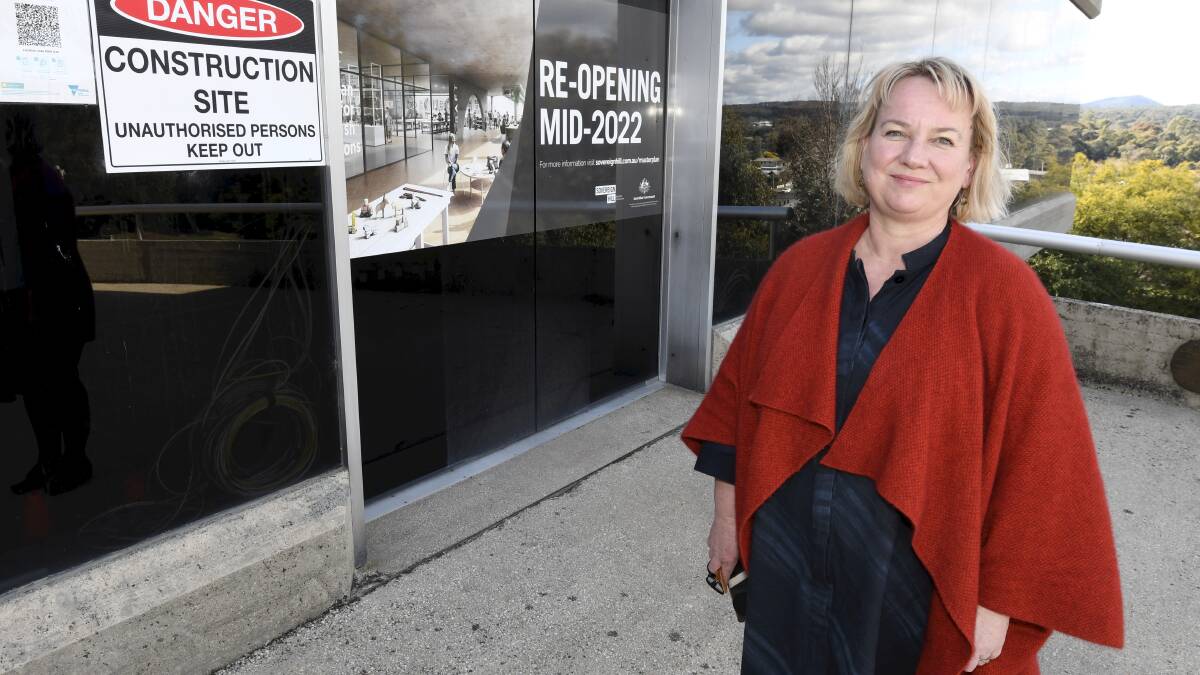 TRADE: Sovereign Hill deputy chief executive Katrina Nitschke outside the new Centre for Rare Arts and Forgotten Trades. Picture: Lachlan Bence