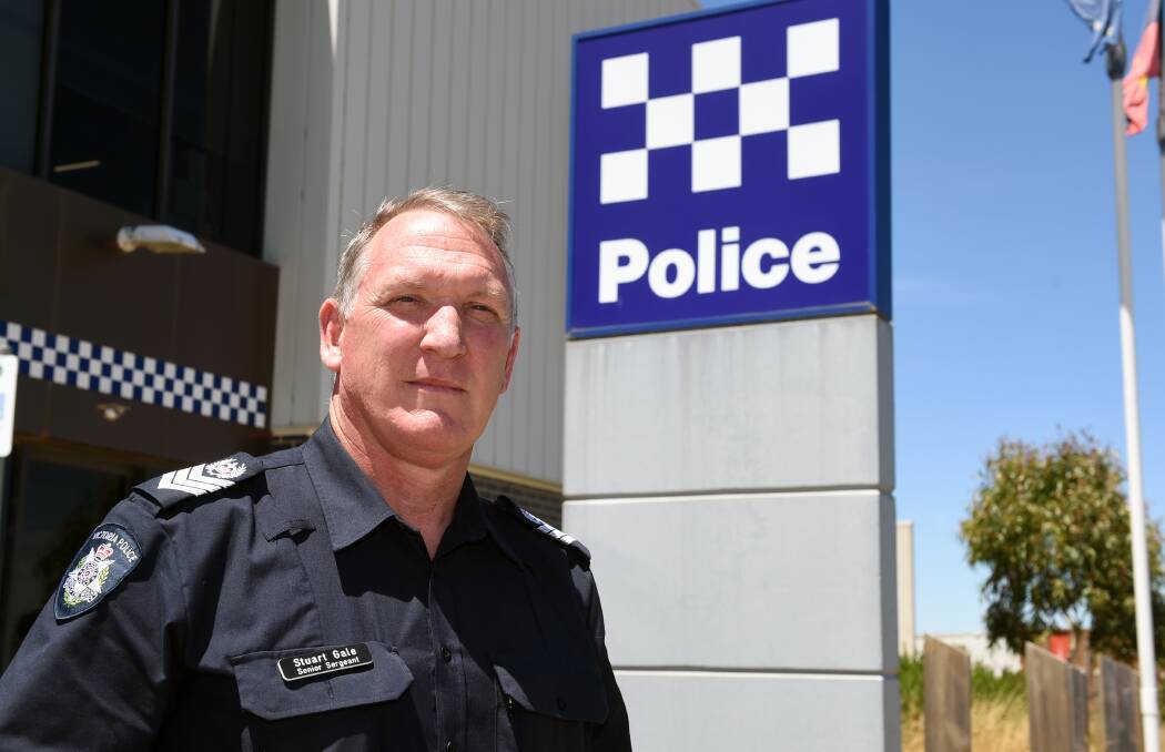 CONCERNED: Senior Sergeant Stuart Gale of the Ballarat Highway Patrol. Picture: Kate Healy