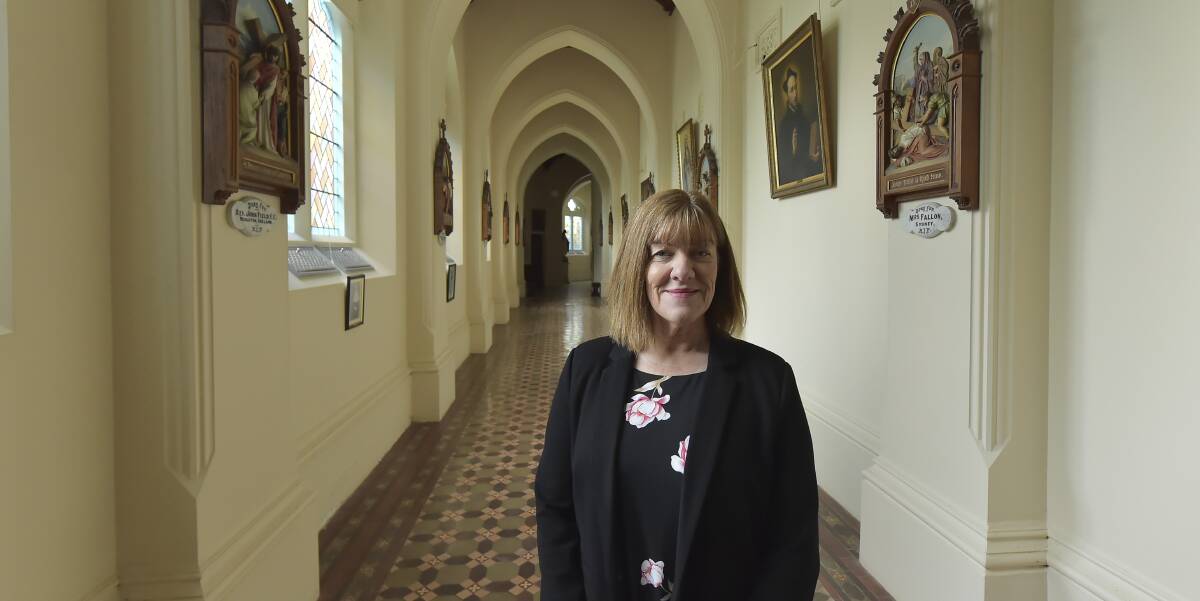 INCOMING: New Loreto College principal Michelle Brodrick in the chapel halls. Picture: Paul Shire