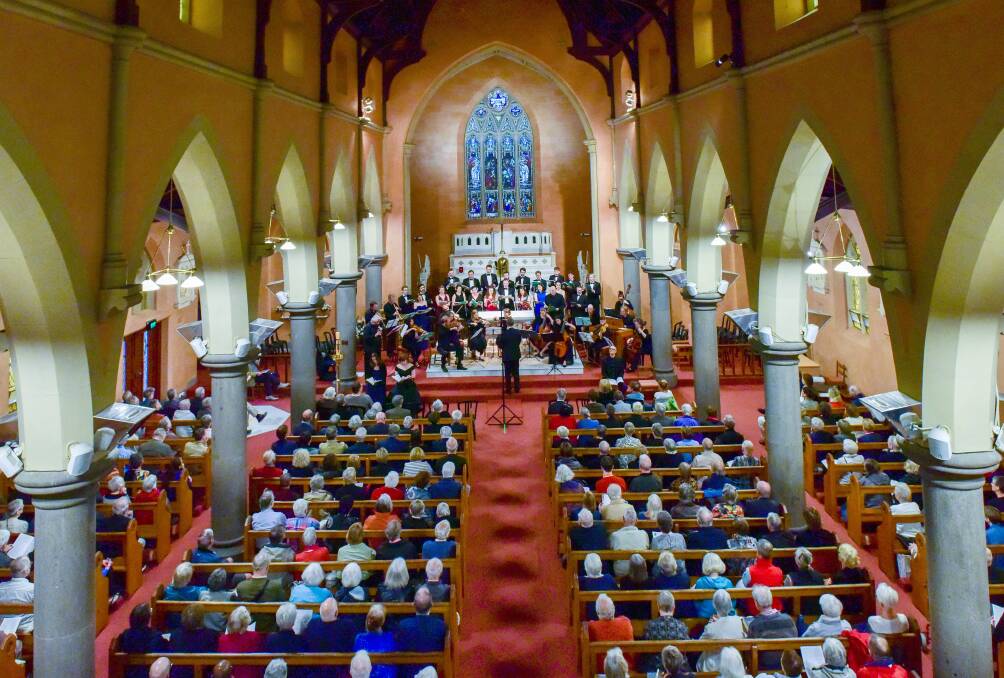 Opening night of the 2020 Organs of the Goldfields at St Alipius Church in Ballarat. Picture by Brendan McCarthy