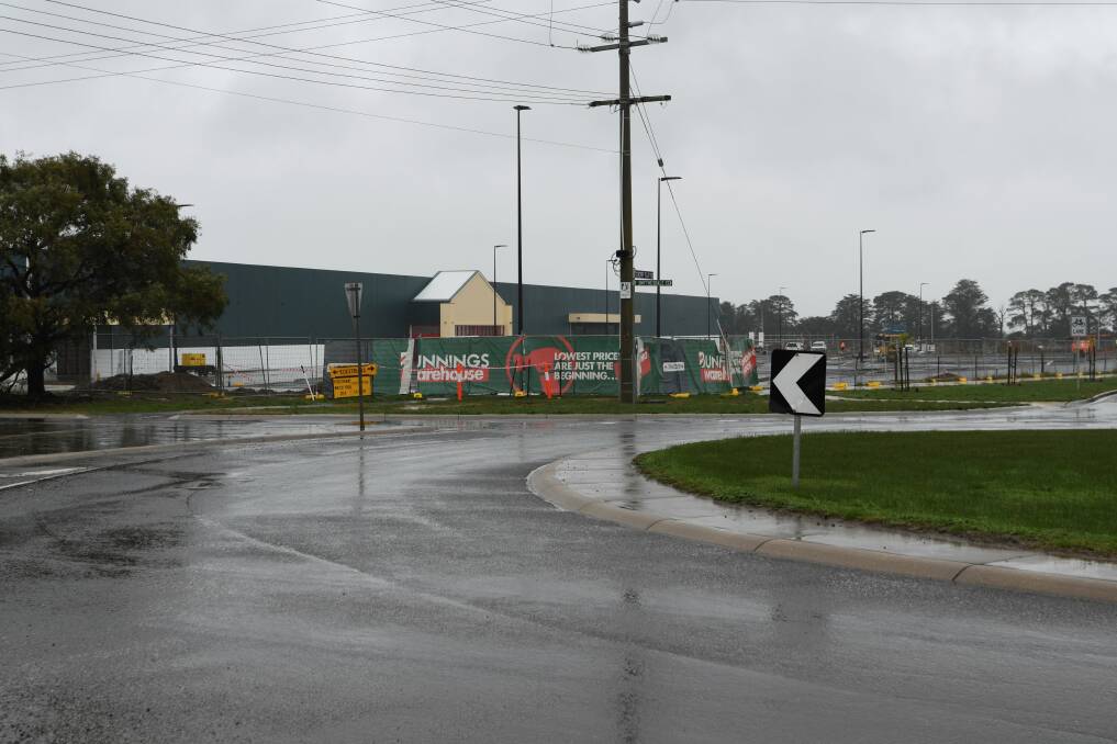 GOING: Traffic lights will soon replace the roundabout at Wiltshire Lane and Glenelg Highway. Picture: Lachlan Bence