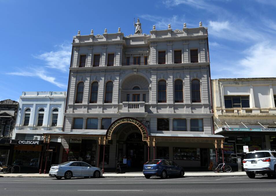 HERITAGE: Ballaarat Mechanics Institute will receive $100,000 over three years from the City of Ballarat to help ensure its long term viability. Picture: Lachlan Bence