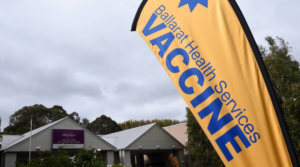 JAB: The Ballarat Health Services vaccine clinic has been running for the past two weeks from the Mercure, with further expansion to occur next week. 