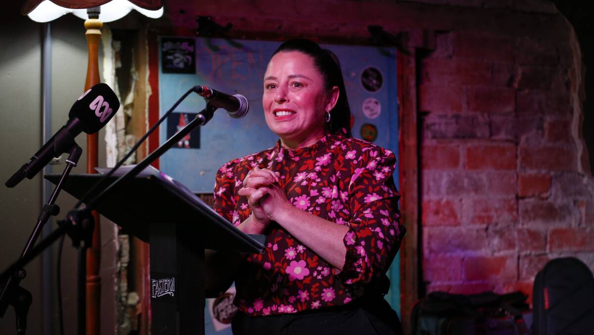 HOST: Music lover Myf Warhurst at the launch of On the Road Again at The Eastern Hotel. Picture: Luke Hemer