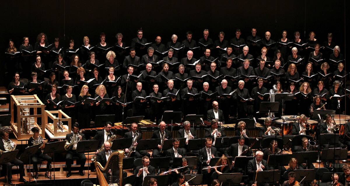 The MSO Chorus and Melbourne Symphony Orchestra perform.