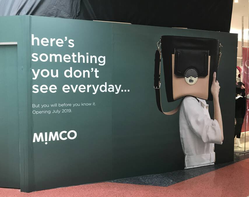 COMING: High end handbag and purse retailer Mimco will move in to Central Square shopping centre next month. 