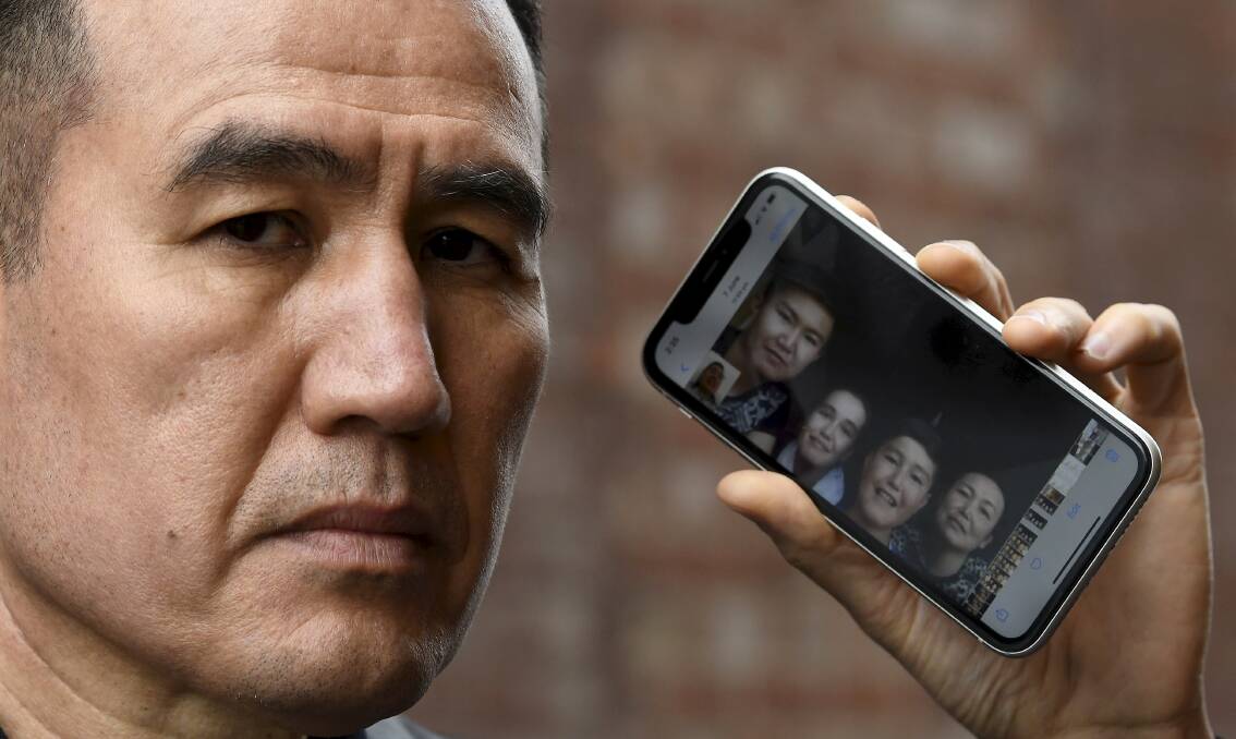 STILL WAITING: Sadiq Taimori is desperate to get his wife and three children out of Afghanistan. Picture: Lachlan Bence