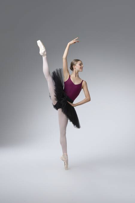 POSE: Maidie Widmer dancing for the Australian Ballet. Picture: supplied/Taylor-Ferne Morris.