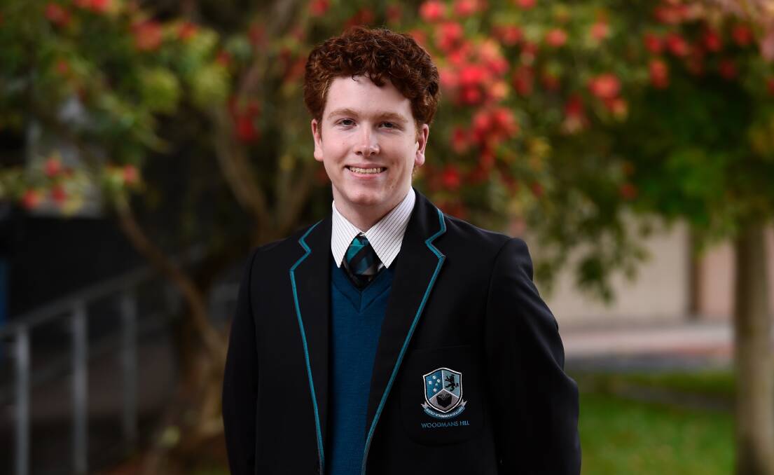 Orlando Dabner recorded the highest ATAR at Woodmans Hill Secondary College. Picture by Adam Trafford