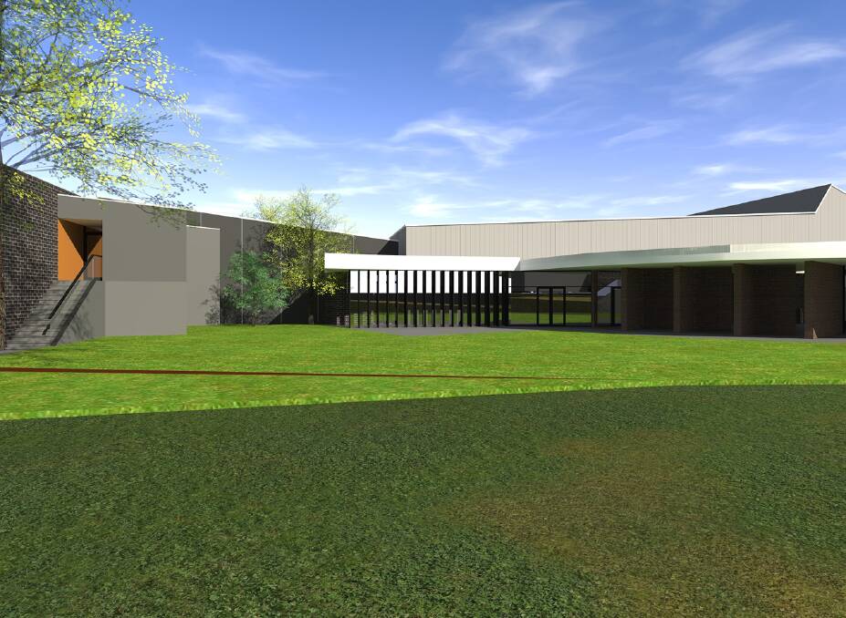 AUDITORIUM: Architect's drawings of the new performing arts auditorium at Ballarat Secondary College's Mount Rowan campus
