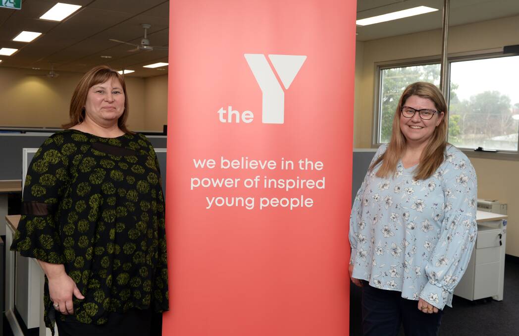 KINDERS: YMCA Ballarat's Early Years Manager for Eastern Victoria Nancy Drever and chief executive Brooke Le Sueur. Picture: Kate Healy