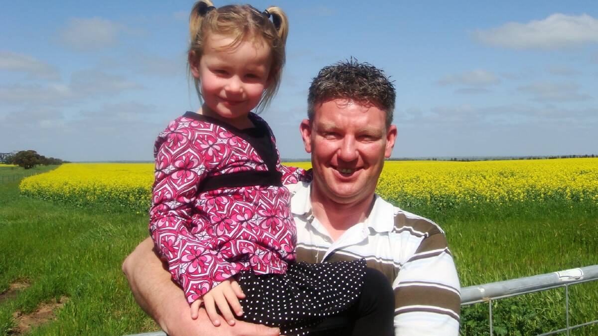 Simon Millington and daughter Maddie. Picture supplied