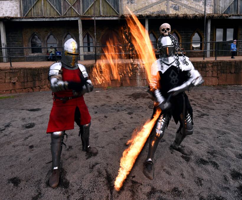 Kryal Castle's Knights of Fire.