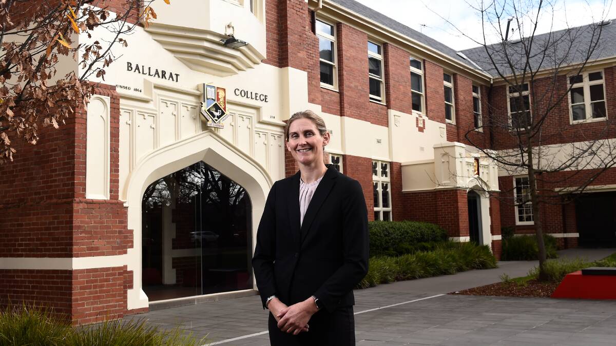 Jen Bourke will take over as the new Ballarat and Clarendon College principal from January following long-time principal David Shepherd retirement. Picture by Adam Trafford