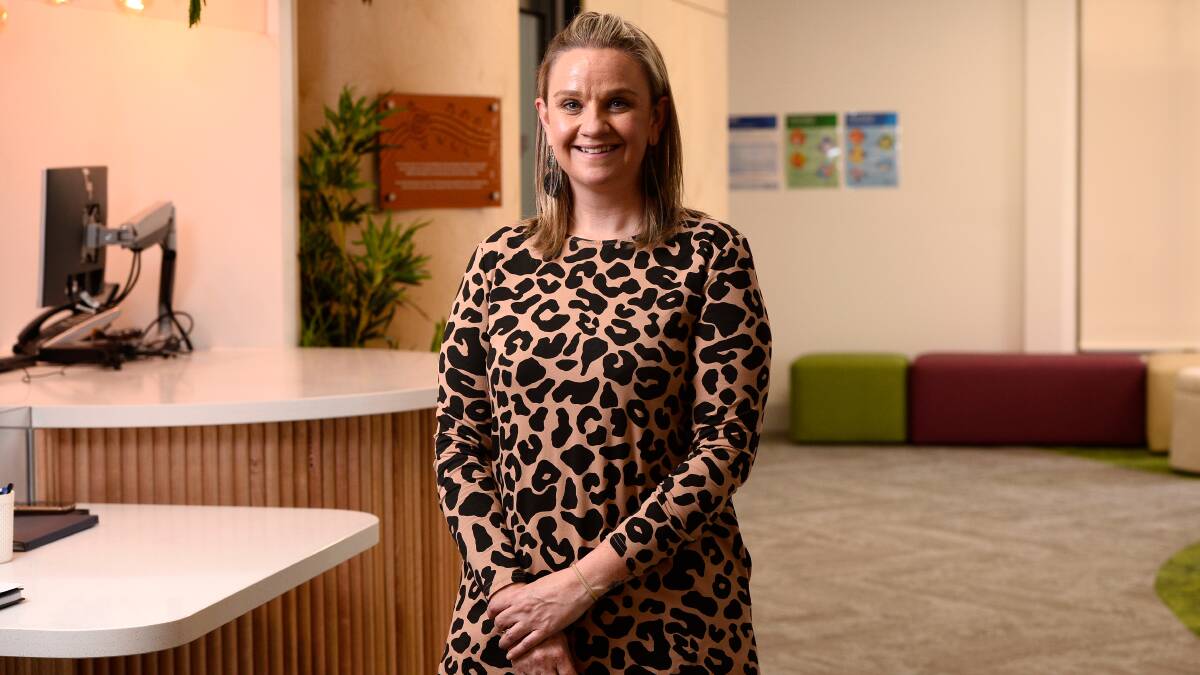 Angie Wickham is operations manager of Orange Door Ballarat, a state-government service operating as a one stop shop for family violence support services.
