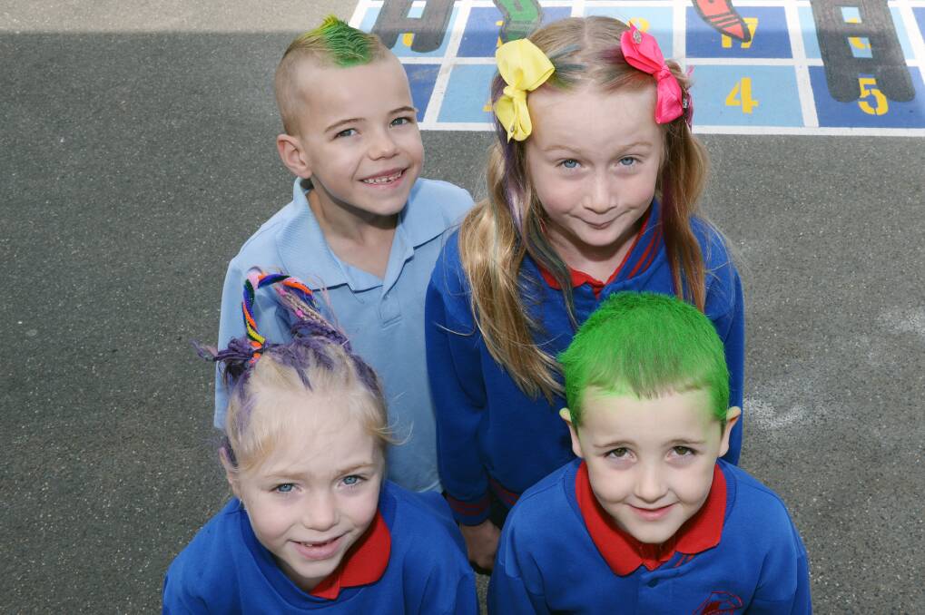 How coloured hair helps kids learn they can make a difference
