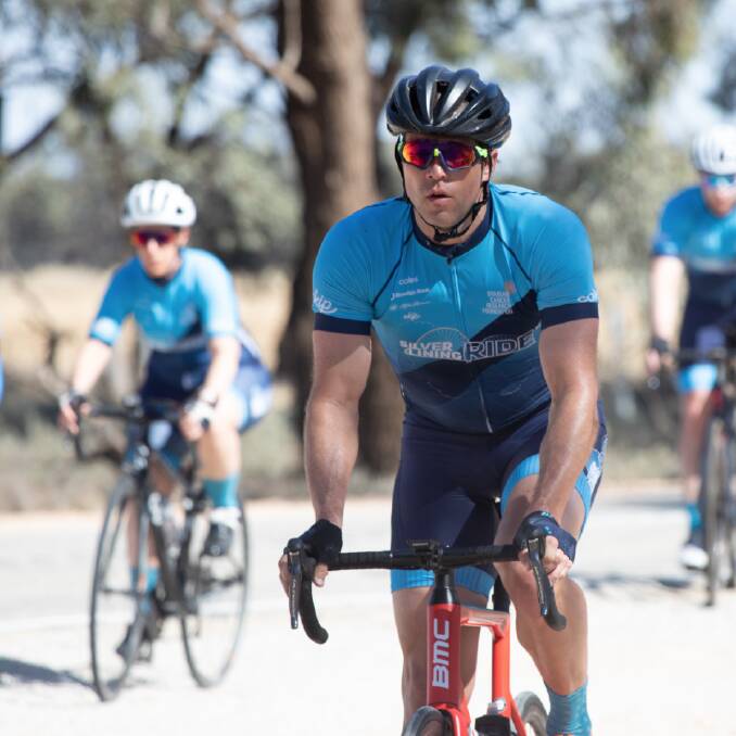 RIDE: Former EPL soccer player Thomas Sorensen will join the Silver Lining Ride when it comes through Ballarat this week. Picture: Kate Arnott
