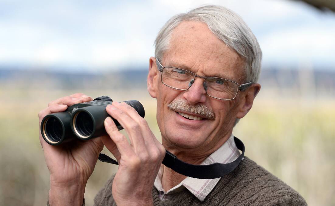 Roger Thomas has been interested in Ballarat's birds and natural environment since he was a child. Picture by Kate Healy