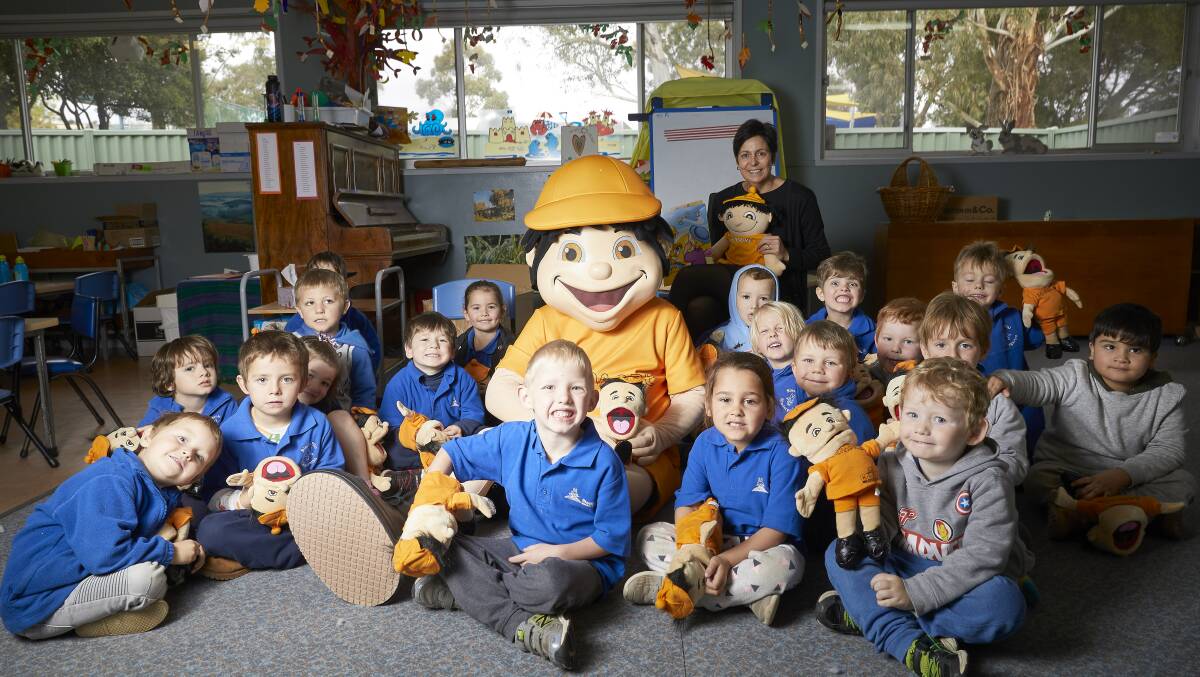 SAFETY FIRST: Pupils from Black Hill Kindergarten learn about safety and identifying hazards at home with the Kids Foundation's SeeMore Safety. Picture: Luka Kauzlaric