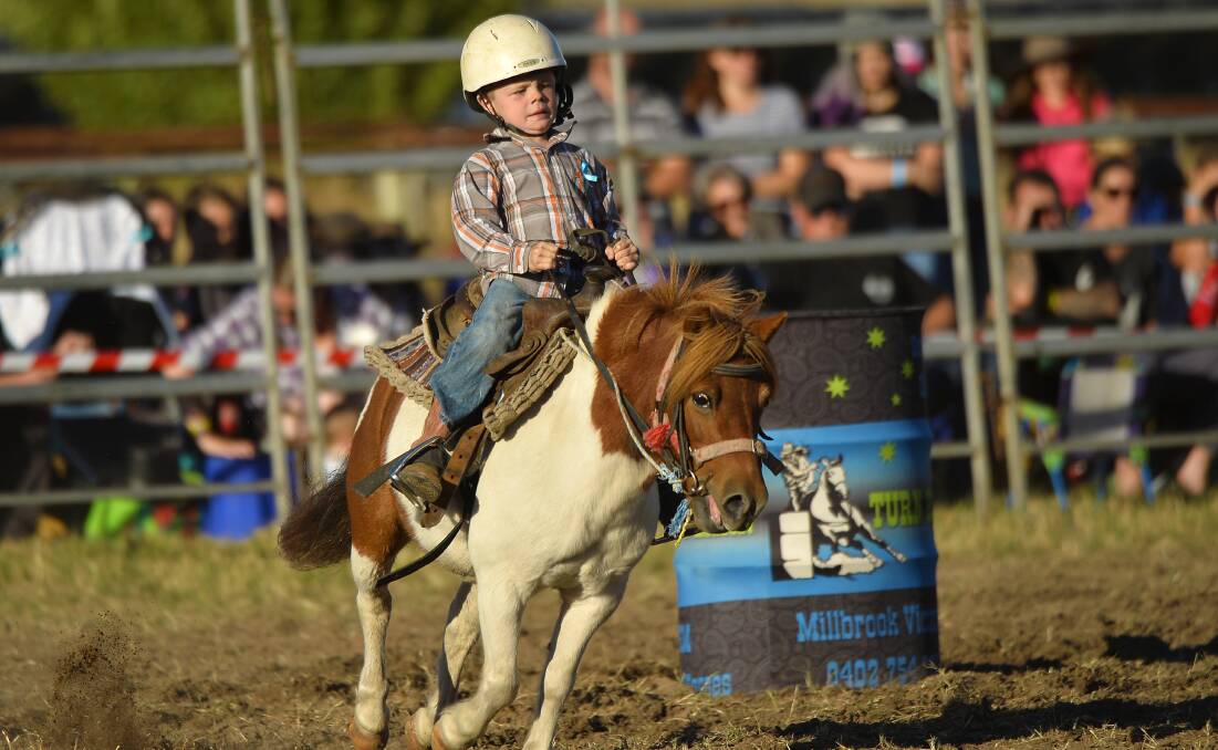 Competitors of all ages took part in the Ballarat Rodeo, which organisers hope will return in 2021. Picture: Dylan Burns