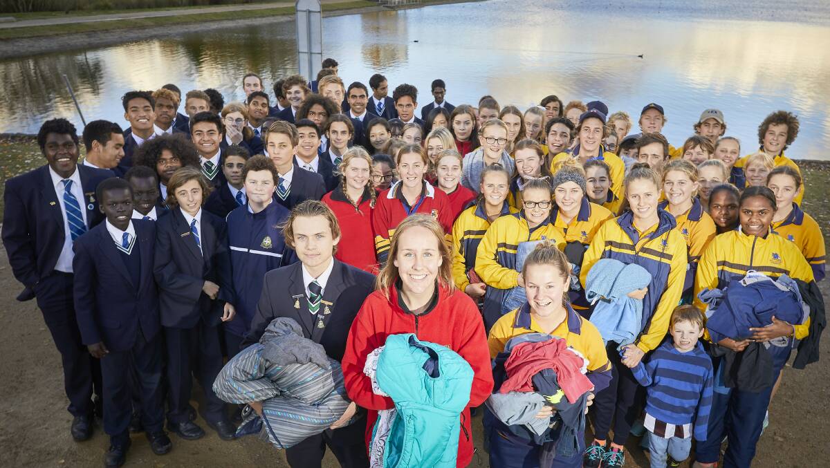 BOARDING LIFE: Boarders from St Patricks College, Ballarat Clarendon College and Ballarat Grammar come together and donate clothes each year as part of National Boarding Week.