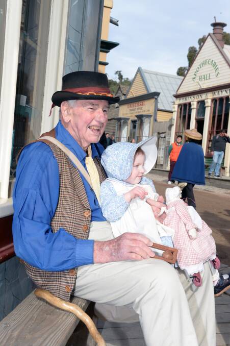 Generations of volunteers play their roles at Sovereign Hill