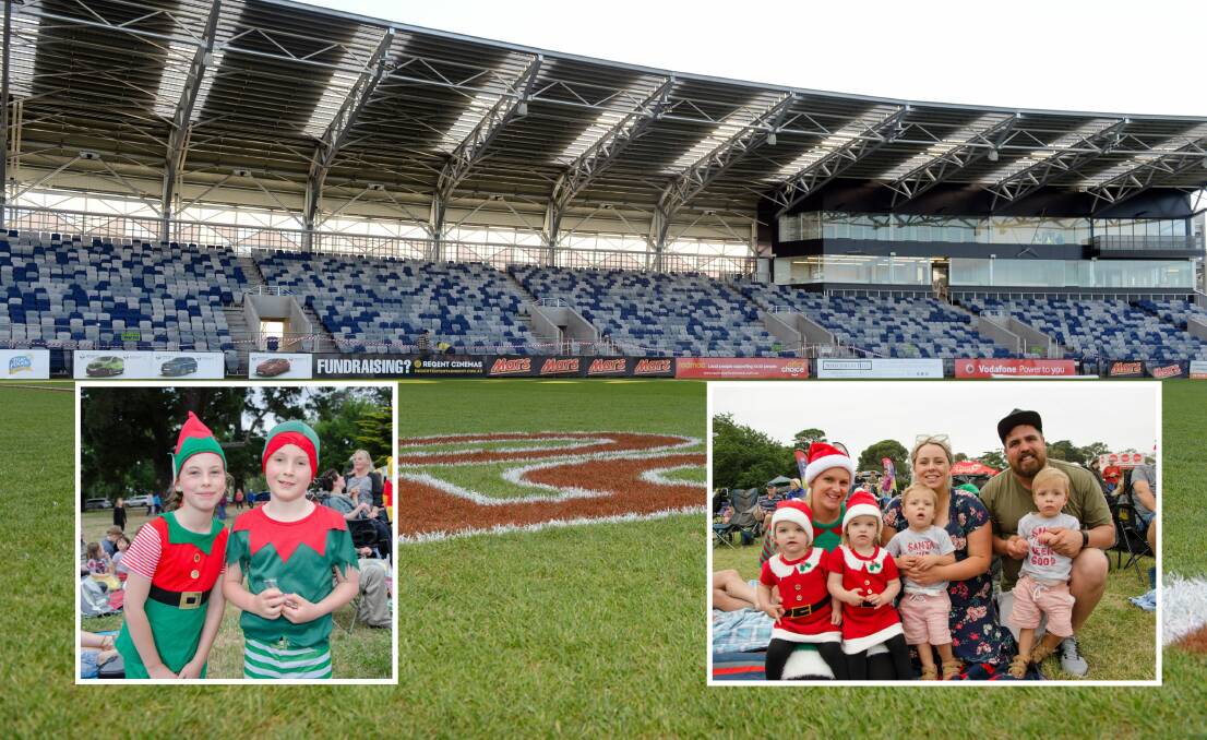 SING: Ballarat Carols are moving from North Gardens to a new home at Mars Stadium where families will be able to sit on the playing surface and enjoy a night of Christmas carols on December 16.