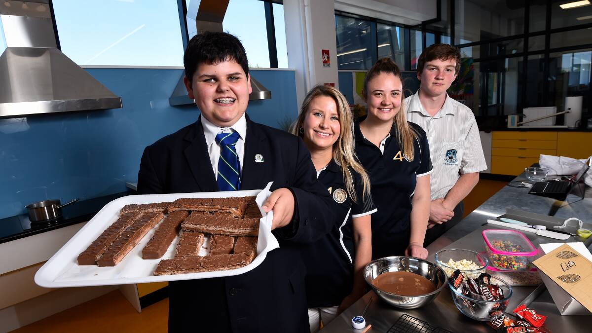 Students study the science of chocolate making