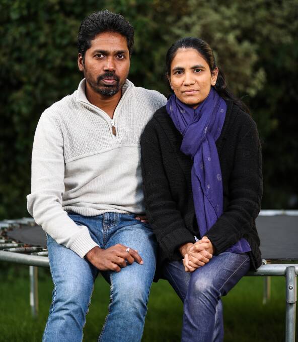 HOPE: Refugees Neil and Sugaa Para hope the new federal government will grant them permanent residency, citizenship, or at least work rights. Picture: Luke Hemer 