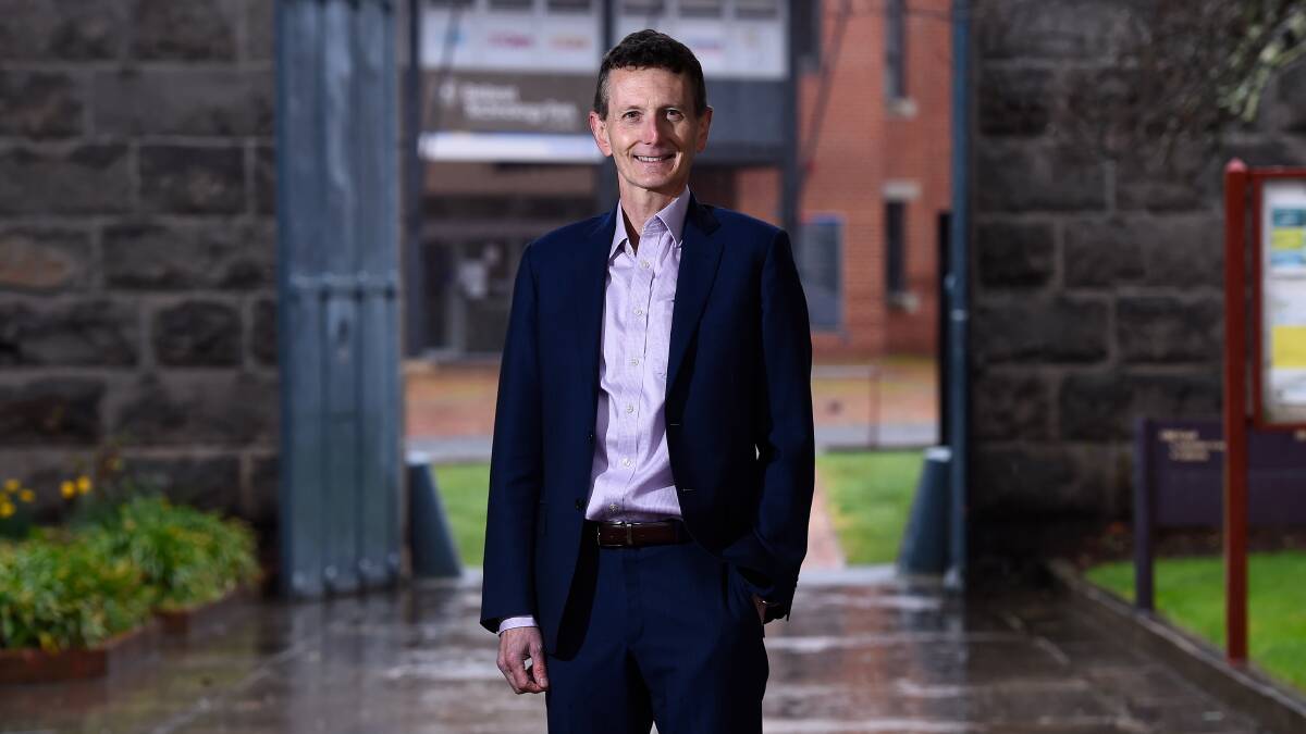 INCOMING: Federation University vice chancellor Professor Duncan Bentley took on the new job just as head of the university in the middle of the pandemic in August. Picture: Adam Trafford