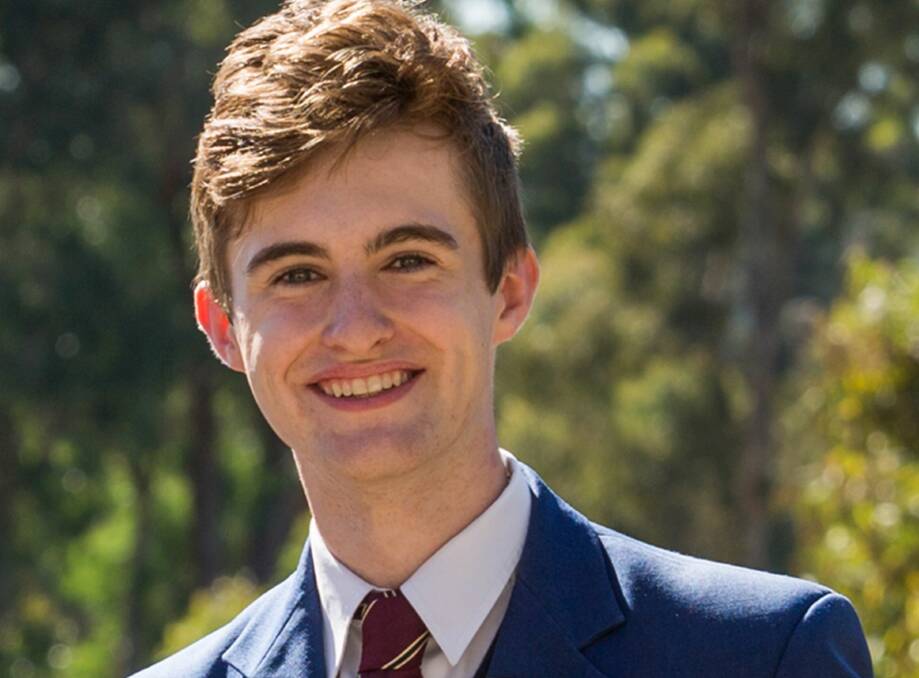 Damascus College dux Sean O'Beirne. Picture: Supplied