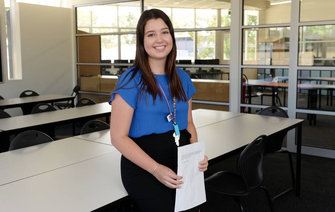 NEW JOB: Rhian Caltabiano is heading in to the classroom for the first time as a teacher as part of the Teach for Australia program. Picture: Kate Healy