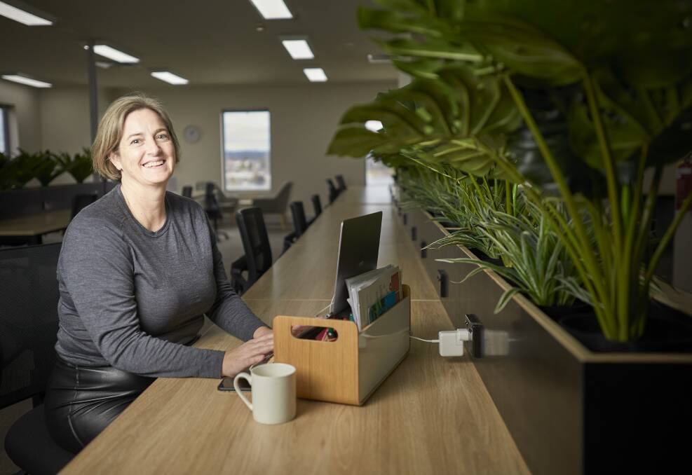 INNOVATE: Sam Davies in the Platypus Coworking space that hosted the launch of StartUp Ballarat which aims to help grow ideas in to businesses . Picture: Luka Kauzlaric
