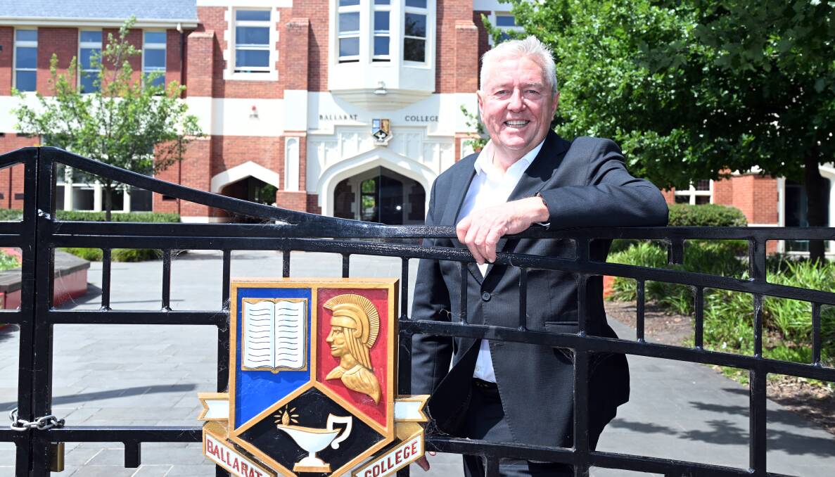 Ballarat Clarendon College principal David Shepherd has also stepped down after 27 years at the school, with deputy principal Jen Bourke to take over as principal in 2024. Picture by Kate Healy