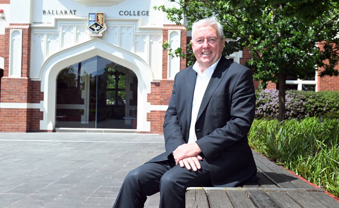 David Shepherd reflects on his 27 years as Ballarat Clarendon College which has seen it achieve some of the highest results in the state. Picture by Kate Healy