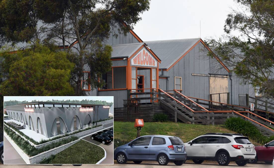 A new building (inset) is planned to replace the existing Mill Markets on the Western Highway at Warrenheip.