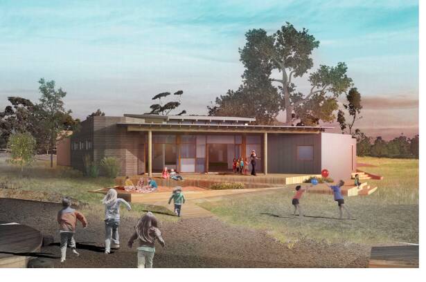 FUTURE: An artist's impression of the new multipurpose hall at Ballarat Steiner School.