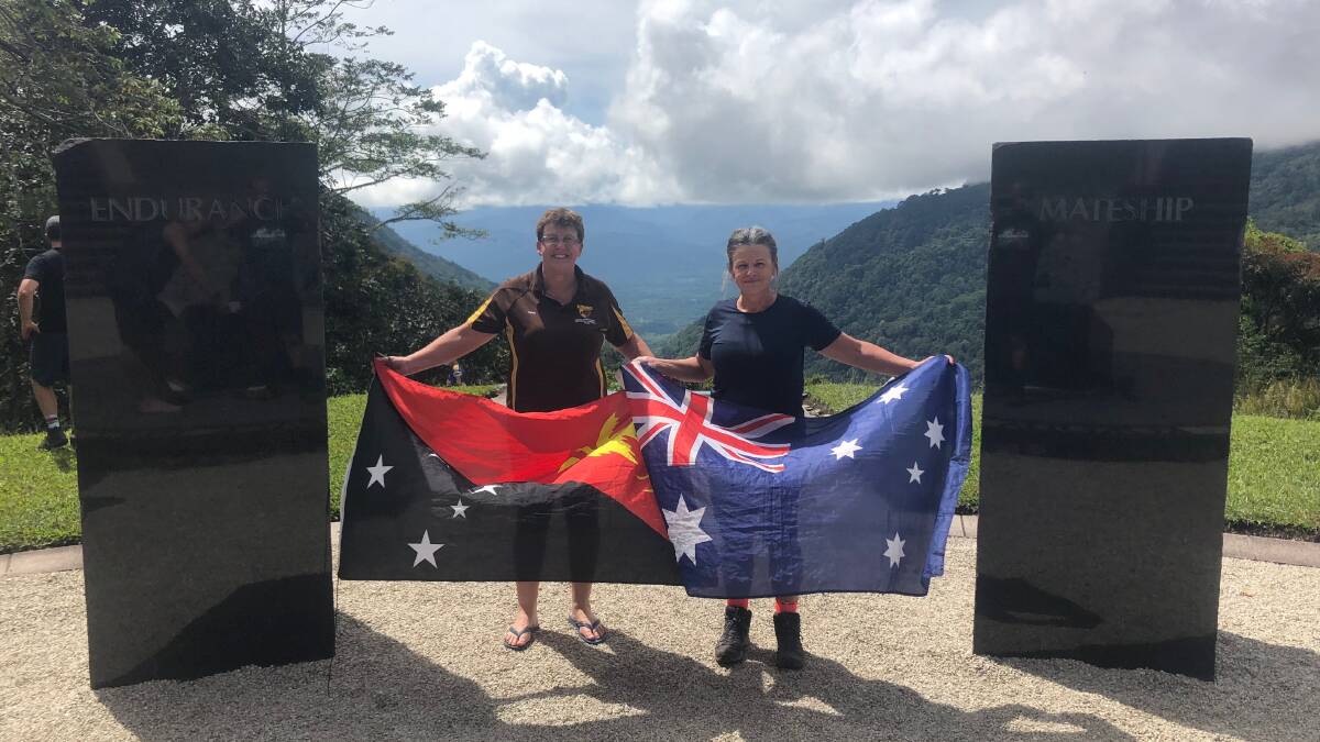 The Isurava memorial where, on August 26, 1942, Australian troops came under ferocious attack from the cover of the jungle by thousands of Japanese troops.