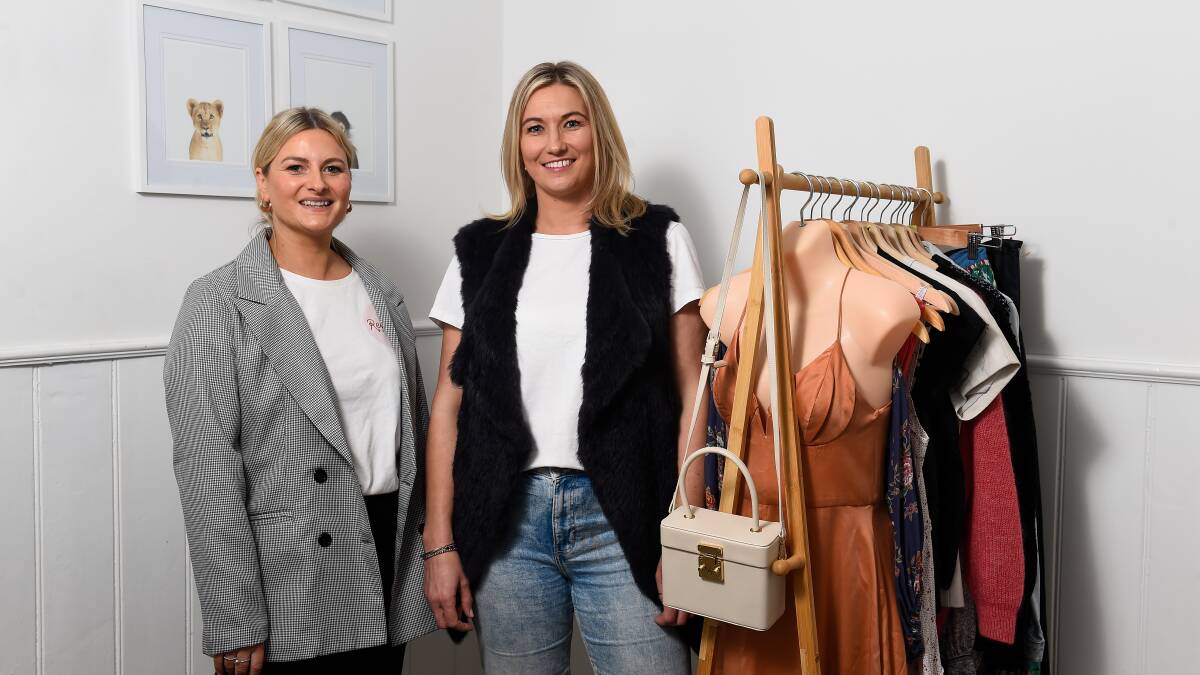 Rochelle Tournier-Jarvis and Jacqui Jarvis started Reworn Market earlier this year. Picture by Adam Trafford