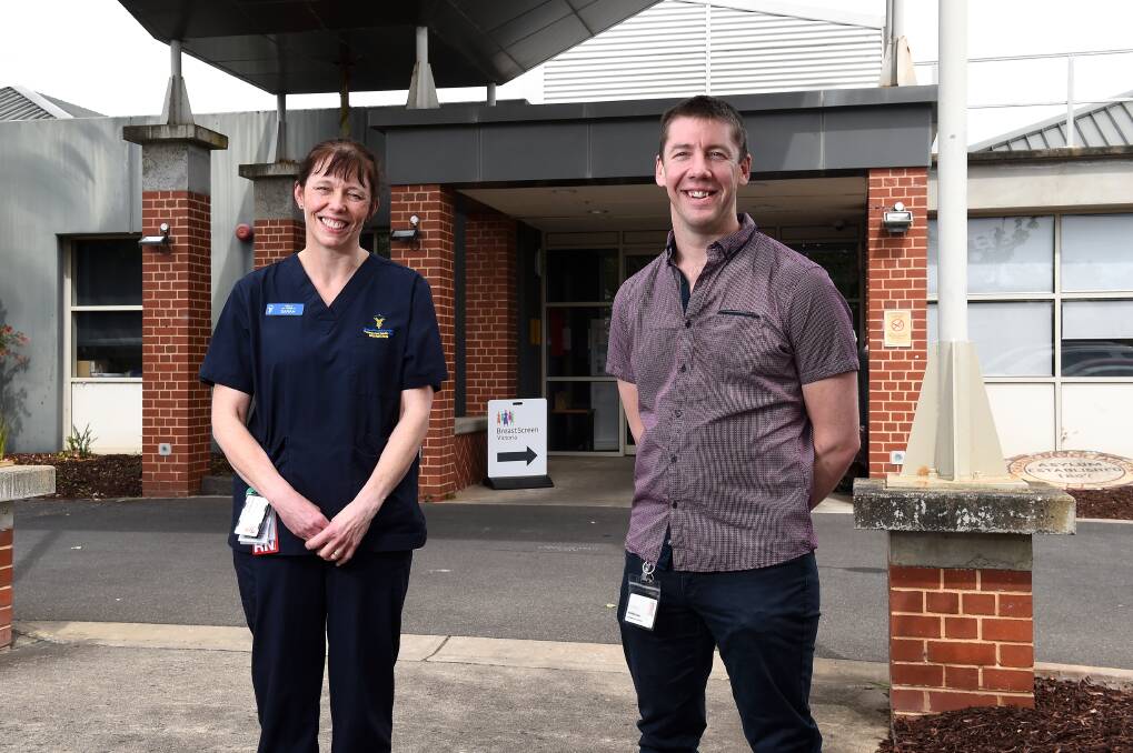 CARE: BHS at Home COVID navigators Sarah Beech and Matthew Drake have been at the forefront of the development of COVID care and monitoring for patients at home. Picture: Adam Trafford