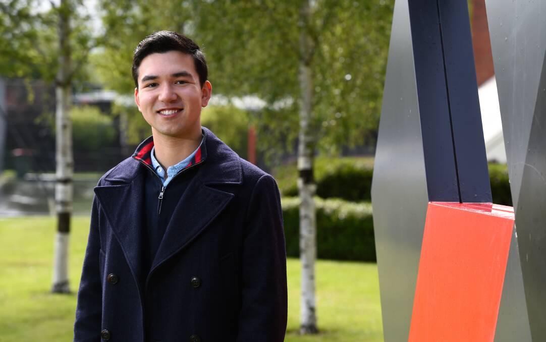 Zachary Hengel hopes to study medicine after achieving Ballarat's highest ATAR of 99.9. Picture by Adam Trafford