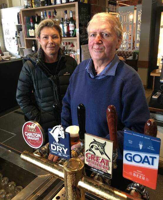 IMPACT: Repated lockdowns have impacted the financial and mental health of City Oval Hotel owners Robert and Julie Gayton.