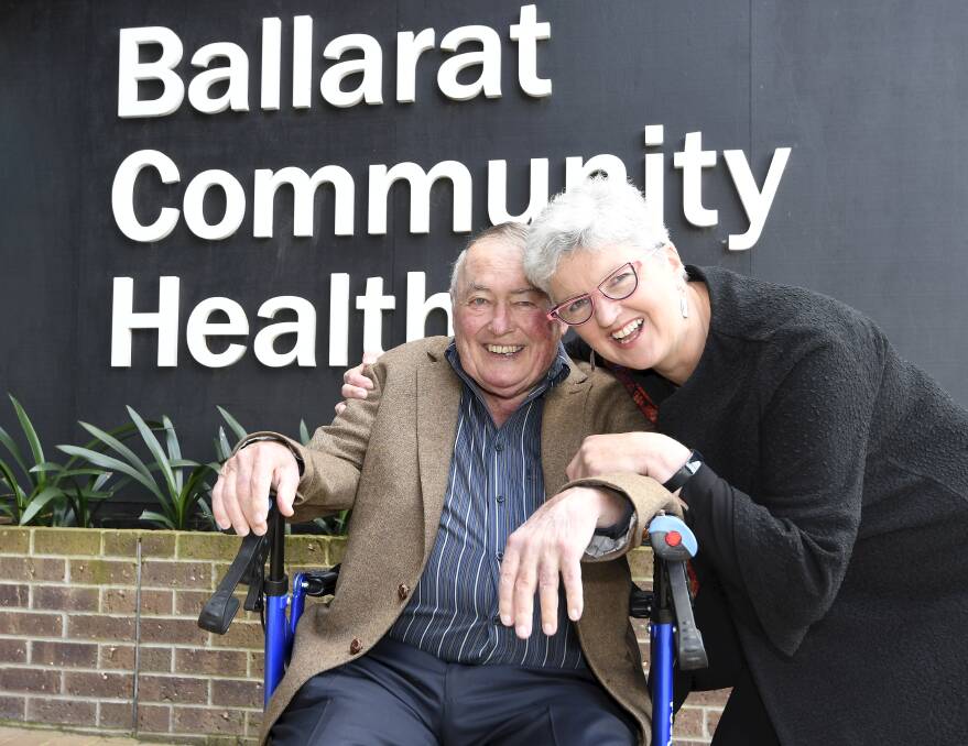 SUPPORT: Former Victorian treasurer Tom Roper and wife Anita have both suffered strokes in the past five years and welcome new funding for a stroke support centre in Ballarat. Picture: Lachlan Bence 
