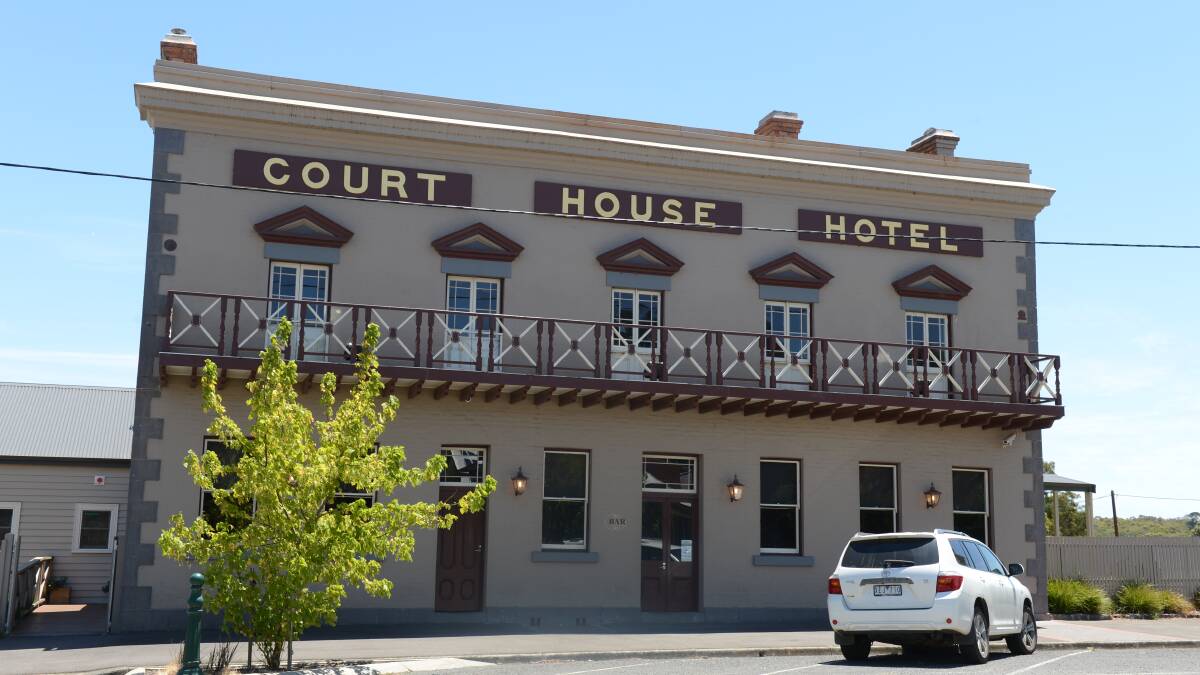 SHORT-CHANGED: Smythesdale's Courthouse Hotel traded on goodwill after their EFTPOS machine failed and the town ran out of change, with owners hoping patrons will pay the $1600 in tabs run up during the Telstra outage.