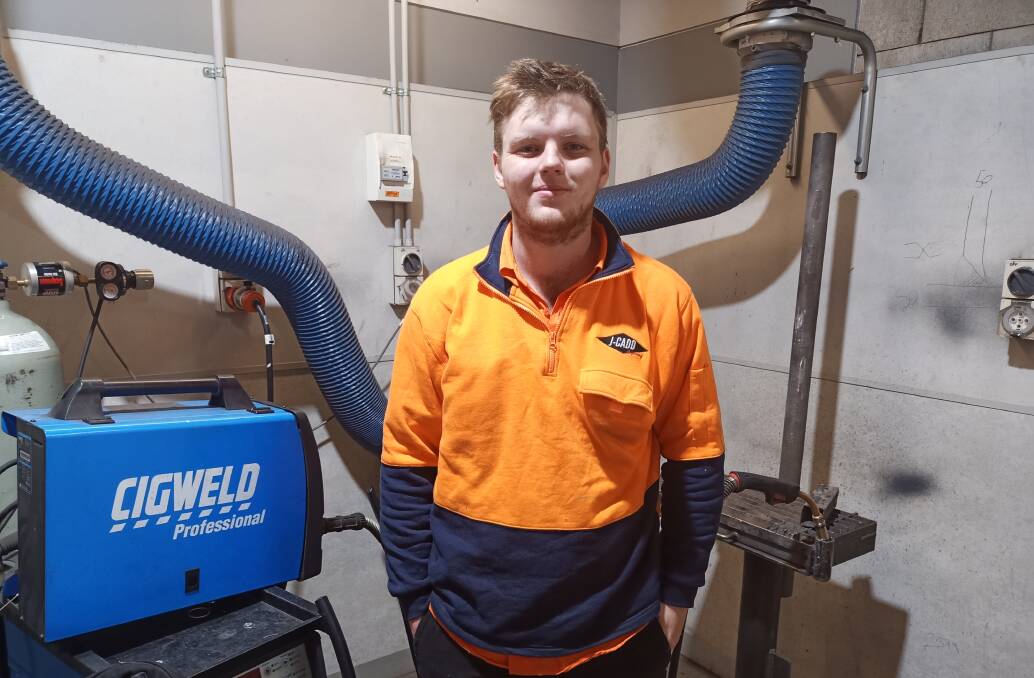 COMPETITOR: Jonah Moloney-Wise, 18, will compete in the WorldSkills welding competition in Ballarat on August 22. Picture: supplied