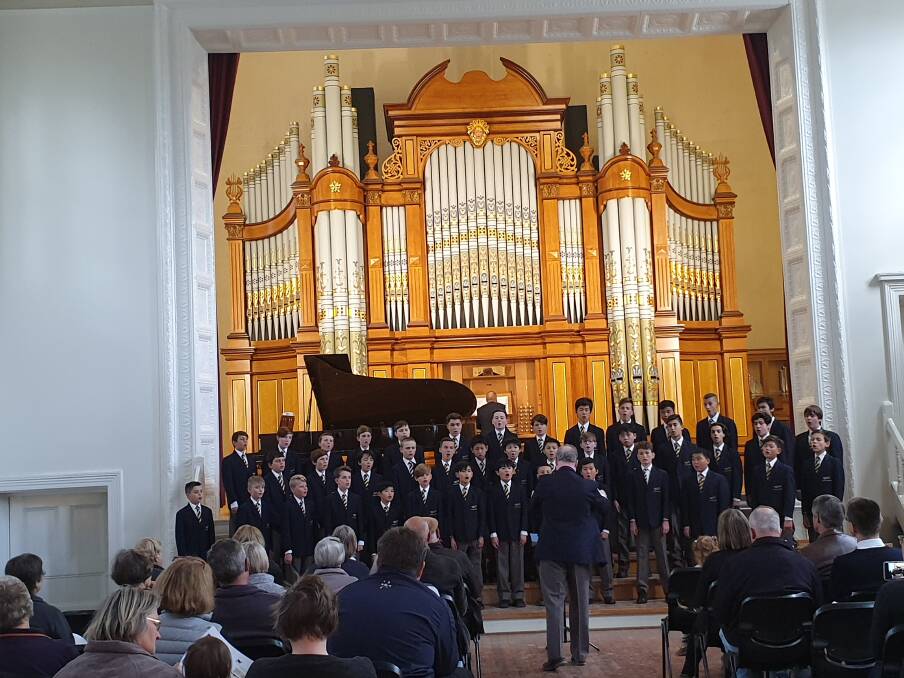 National Boys Choir performance. Picture: Mandy Brook 